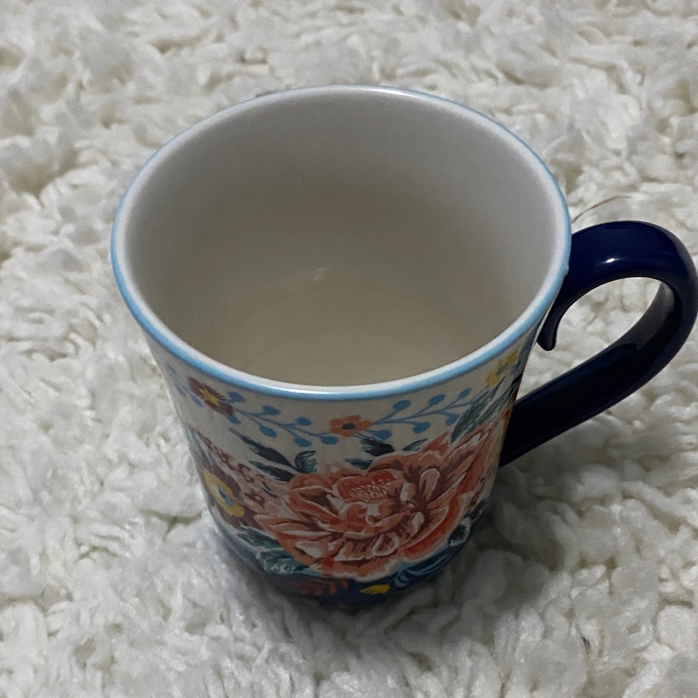 The Pioneer Woman Floral Mug with Navy Handle - Picture 9 of 16